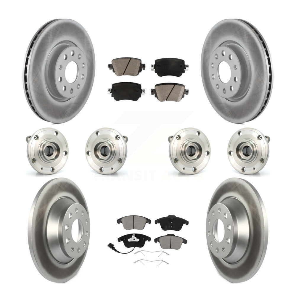 [Avant + Arrière] Kit d'ensemble roulement de roue et moyeu pour Audi Q3 Quattro KBB-120729