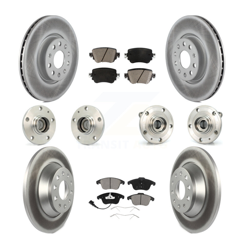 [Avant + Arrière] Kit d'ensemble roulement de roue et moyeu pour 2016-2018 Audi Q3 KBB-120730