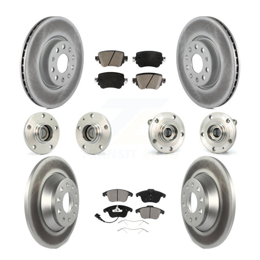 [Avant + Arrière] Kit d'ensemble roulement de roue et moyeu pour 2016-2018 Audi Q3 KBB-120730