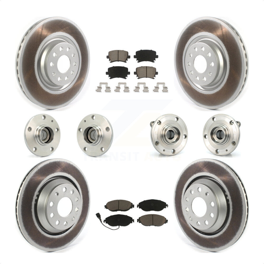 [Avant + Arrière] Kit d'ensemble roulement de roue et moyeu pour 2016 Volkswagen CC AWD KBB-120731 par Transit Auto