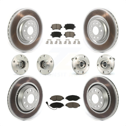 [Avant + Arrière] Kit d'ensemble roulement de roue et moyeu pour 2016 Volkswagen CC AWD KBB-120731 par Transit Auto