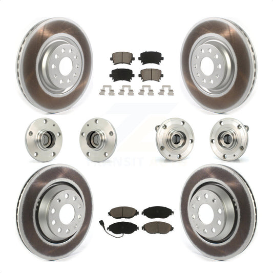 [Avant + Arrière] Kit d'ensemble roulement de roue et moyeu pour 2016 Volkswagen CC AWD KBB-120731 par Transit Auto