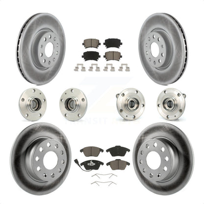 [Avant + Arrière] Kit d'ensemble roulement de roue et moyeu pour 2011 Volkswagen GTI avec 32mm bearing KBB-120734 par Transit Auto