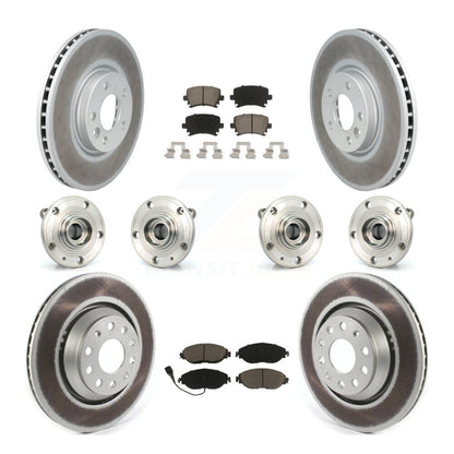 [Avant + Arrière] Kit d'ensemble roulement de roue et moyeu pour 2013-2014 Volkswagen CC AWD KBB-120739
