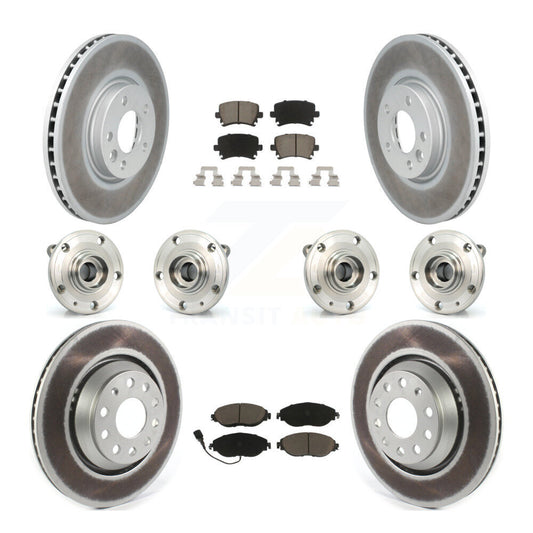[Avant + Arrière] Kit d'ensemble roulement de roue et moyeu pour 2013-2014 Volkswagen CC AWD KBB-120739