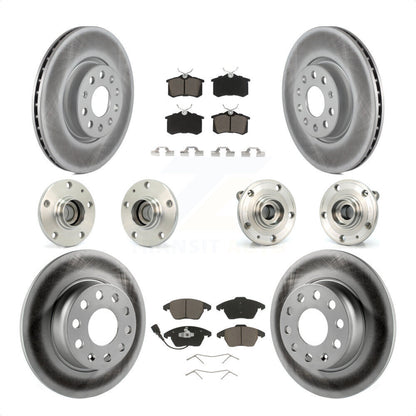 [Avant + Arrière] Kit d'ensemble roulement de roue et moyeu pour 2014 Volkswagen Beetle R-Line GSR avec 2.0L avec 272mm Diameter Rotor KBB-120741 par Transit Auto