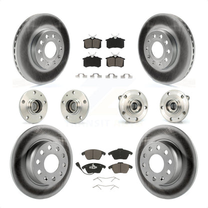 [Avant + Arrière] Kit d'ensemble roulement de roue et moyeu pour 2014 Volkswagen Beetle Sportline avec 2.0L avec 272mm Diameter Rotor KBB-120744 par Transit Auto