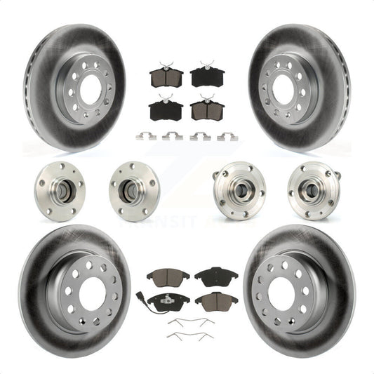 [Avant + Arrière] Kit d'ensemble roulement de roue et moyeu pour 2014 Volkswagen Beetle Sportline avec 2.0L avec 272mm Diameter Rotor KBB-120744 par Transit Auto
