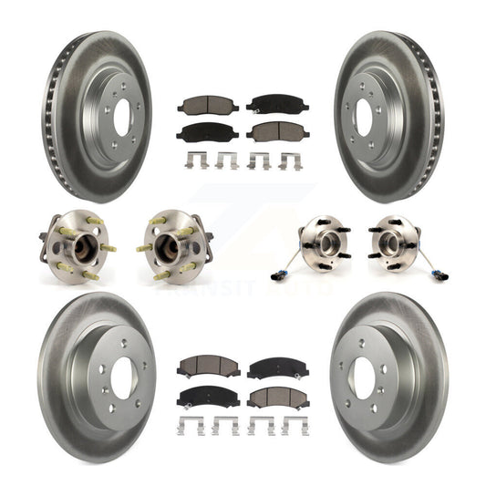 [Avant + Arrière] Kit d'ensemble roulement de roue et moyeu pour 2006-2011 Buick Lucerne 4.6L KBB-120751
