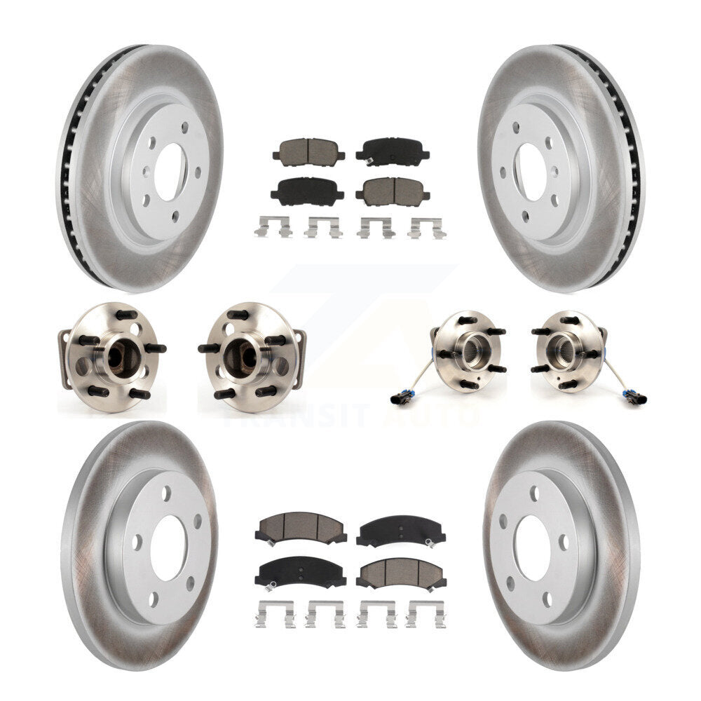 [Avant + Arrière] Kit d'ensemble roulement de roue et moyeu pour Chevrolet Impala Limited KBB-120752