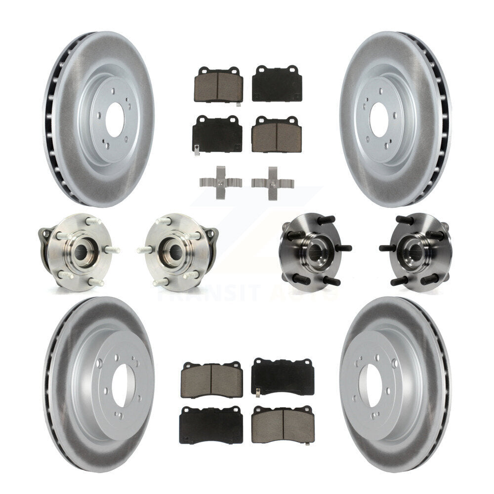 [Avant + Arrière] Kit d'ensemble roulement de roue et moyeu pour Mitsubishi Lancer KBB-120755