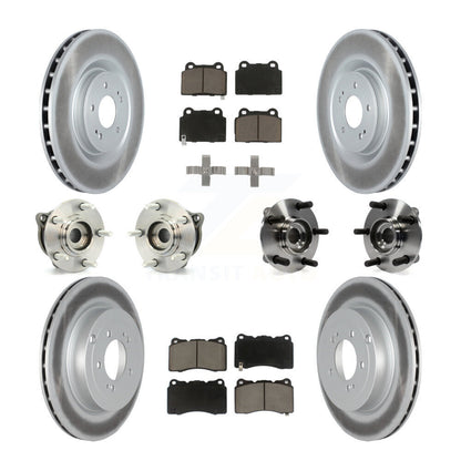 [Avant + Arrière] Kit d'ensemble roulement de roue et moyeu pour Mitsubishi Lancer KBB-120755