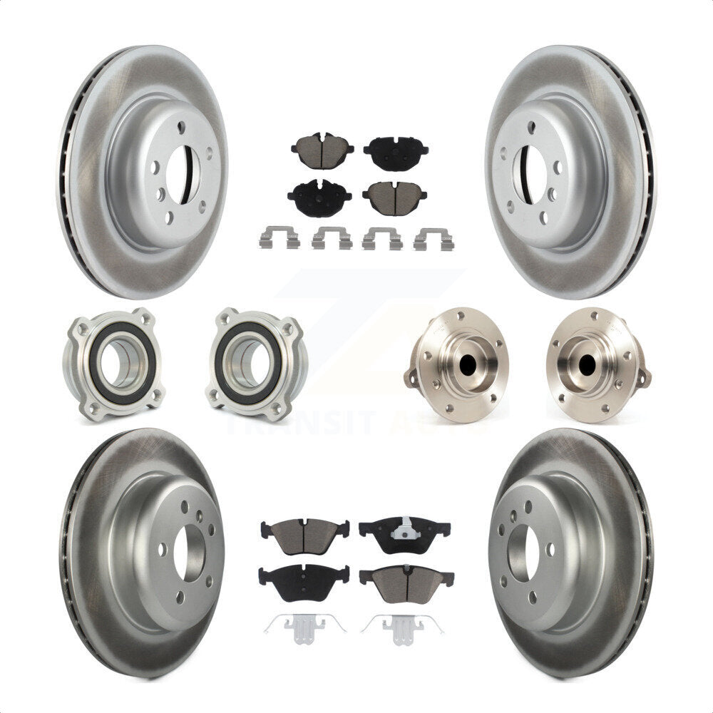 [Avant + Arrière] Kit d'ensemble roulement de roue et moyeu pour 2011 BMW 528i sans Performance Brakes KBB-120761 par Transit Auto