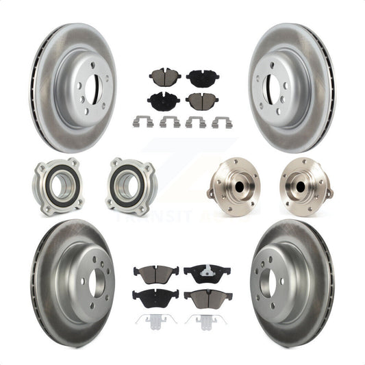 [Avant + Arrière] Kit d'ensemble roulement de roue et moyeu pour 2011 BMW 528i sans Performance Brakes KBB-120761 par Transit Auto