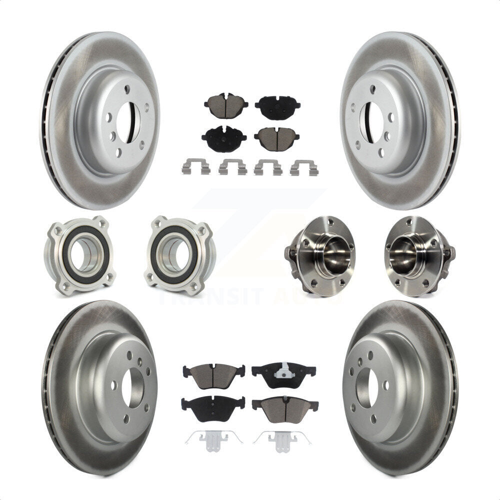 [Avant + Arrière] Kit d'ensemble roulement de roue et moyeu pour 2012 BMW 528i sans Performance Brakes KBB-120762 par Transit Auto