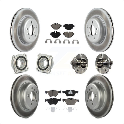 [Avant + Arrière] Kit d'ensemble roulement de roue et moyeu pour 2012 BMW 528i sans Performance Brakes KBB-120762 par Transit Auto