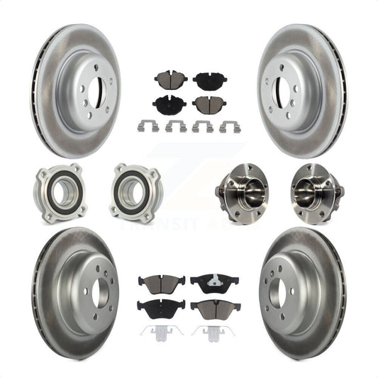 [Avant + Arrière] Kit d'ensemble roulement de roue et moyeu pour 2012 BMW 528i sans Performance Brakes KBB-120762 par Transit Auto