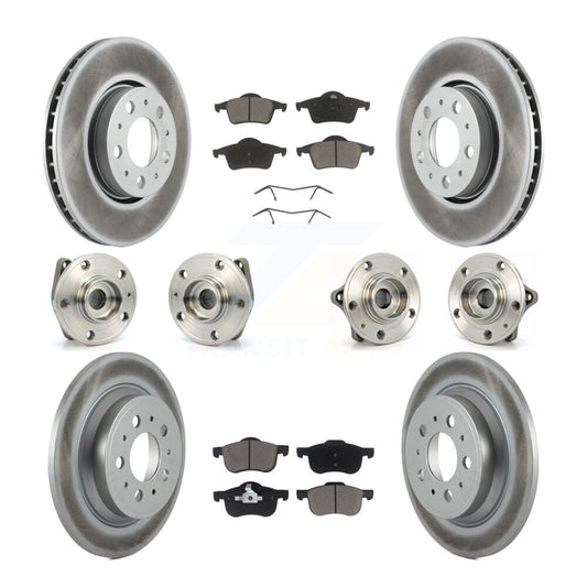 [Avant + Arrière] Kit d'ensemble roulement de roue et moyeu pour Volvo S60 XC70 V70 S80 KBB-120765