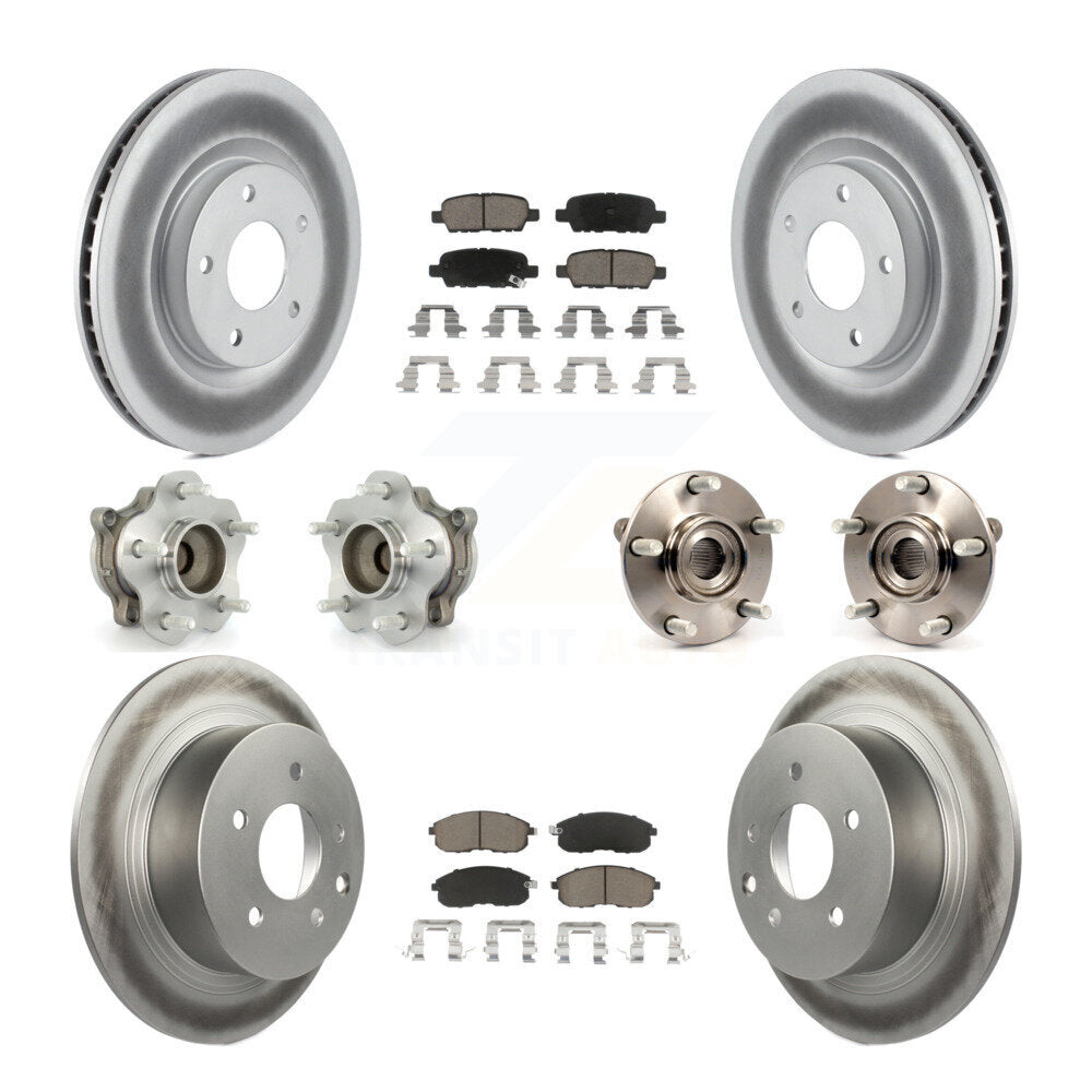 [Avant + Arrière] Kit d'ensemble roulement de roue et moyeu pour 2007-2012 Nissan Sentra SE-R avec 2.5L KBB-120774