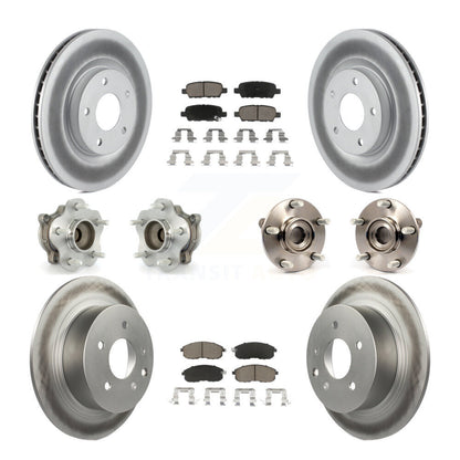 [Avant + Arrière] Kit d'ensemble roulement de roue et moyeu pour 2007-2012 Nissan Sentra SE-R avec 2.5L KBB-120774