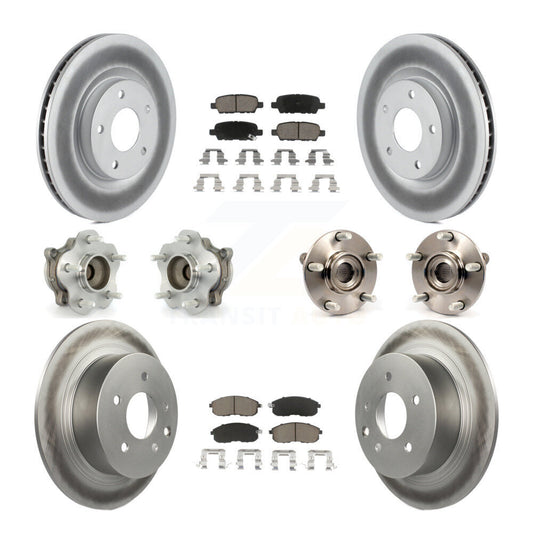 [Avant + Arrière] Kit d'ensemble roulement de roue et moyeu pour 2007-2012 Nissan Sentra SE-R avec 2.5L KBB-120774
