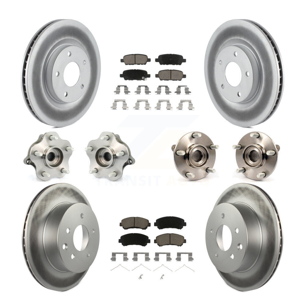 [Avant + Arrière] Kit d'ensemble roulement de roue et moyeu pour 2008-2013 Nissan Rogue AWD KBB-120777
