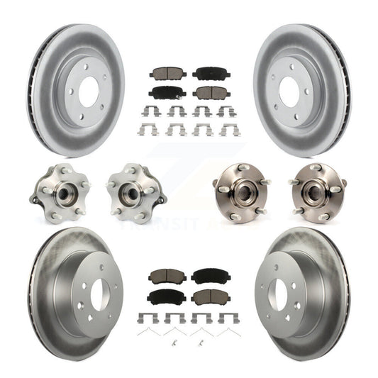 [Avant + Arrière] Kit d'ensemble roulement de roue et moyeu pour 2008-2013 Nissan Rogue AWD KBB-120777
