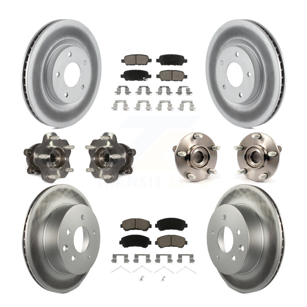 [Avant + Arrière] Kit d'ensemble roulement de roue et moyeu pour 2014-2015 Nissan Rogue Select AWD KBB-120778
