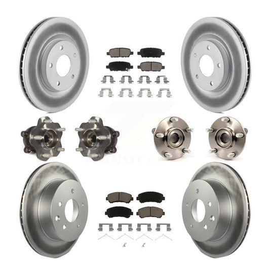 [Avant + Arrière] Kit d'ensemble roulement de roue et moyeu pour 2014-2015 Nissan Rogue Select AWD KBB-120778
