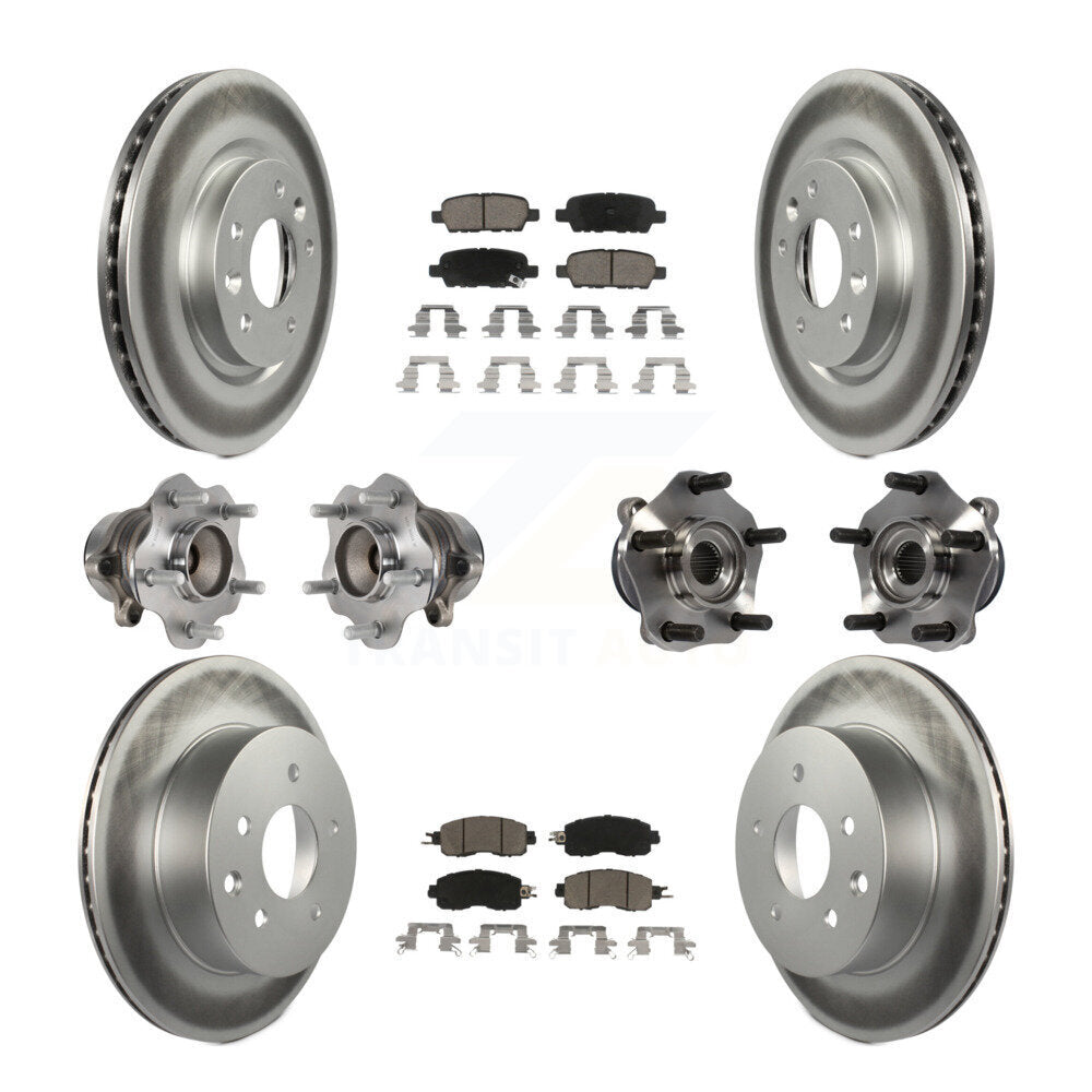 [Avant + Arrière] Kit d'ensemble roulement de roue et moyeu pour Nissan LEAF KBB-120779