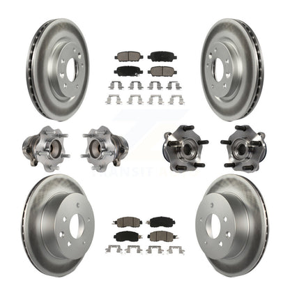 [Avant + Arrière] Kit d'ensemble roulement de roue et moyeu pour Nissan LEAF KBB-120779