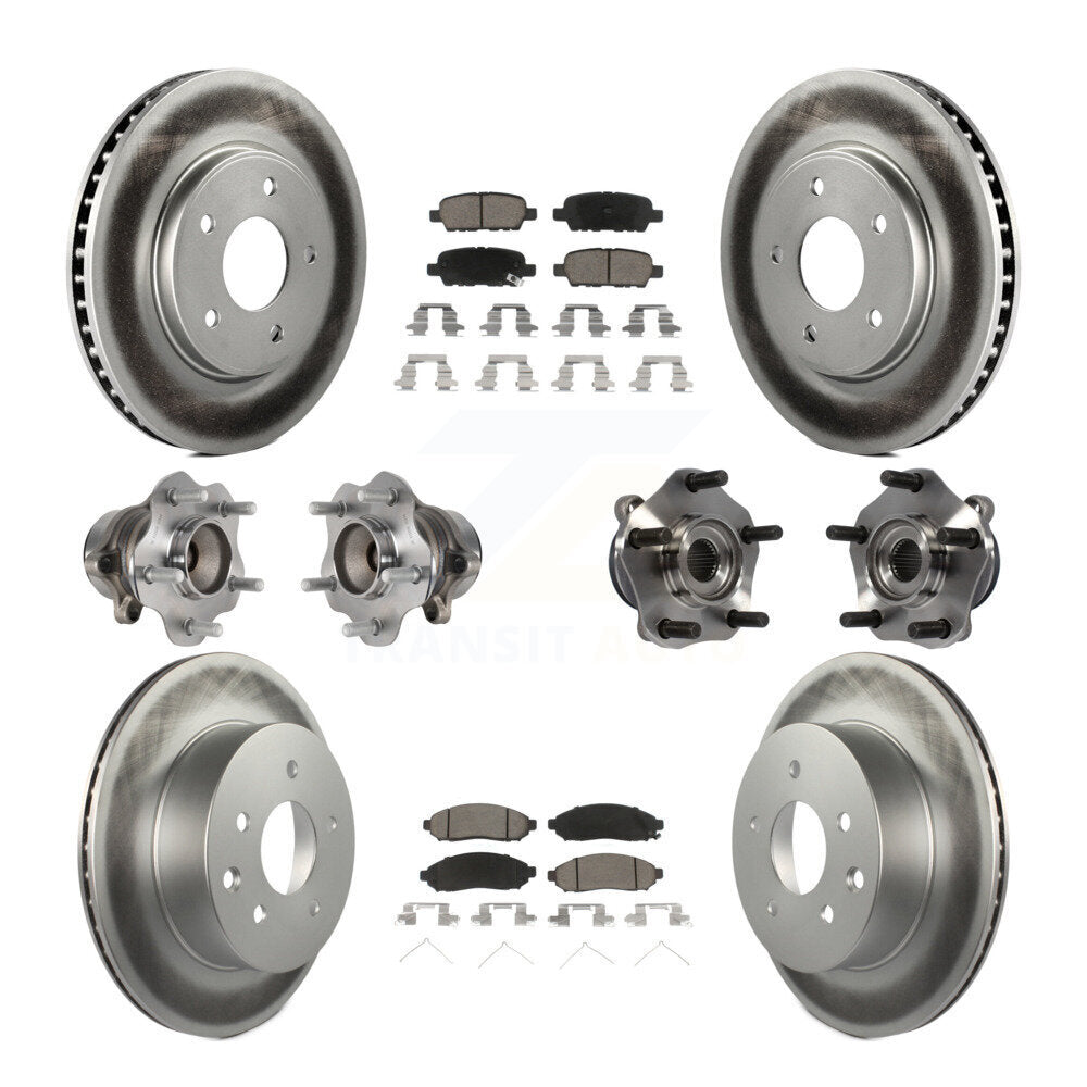 [Avant + Arrière] Kit d'ensemble roulement de roue et moyeu pour Nissan LEAF KBB-120780
