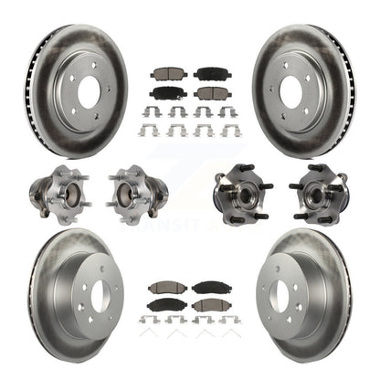 [Avant + Arrière] Kit d'ensemble roulement de roue et moyeu pour Nissan LEAF KBB-120780
