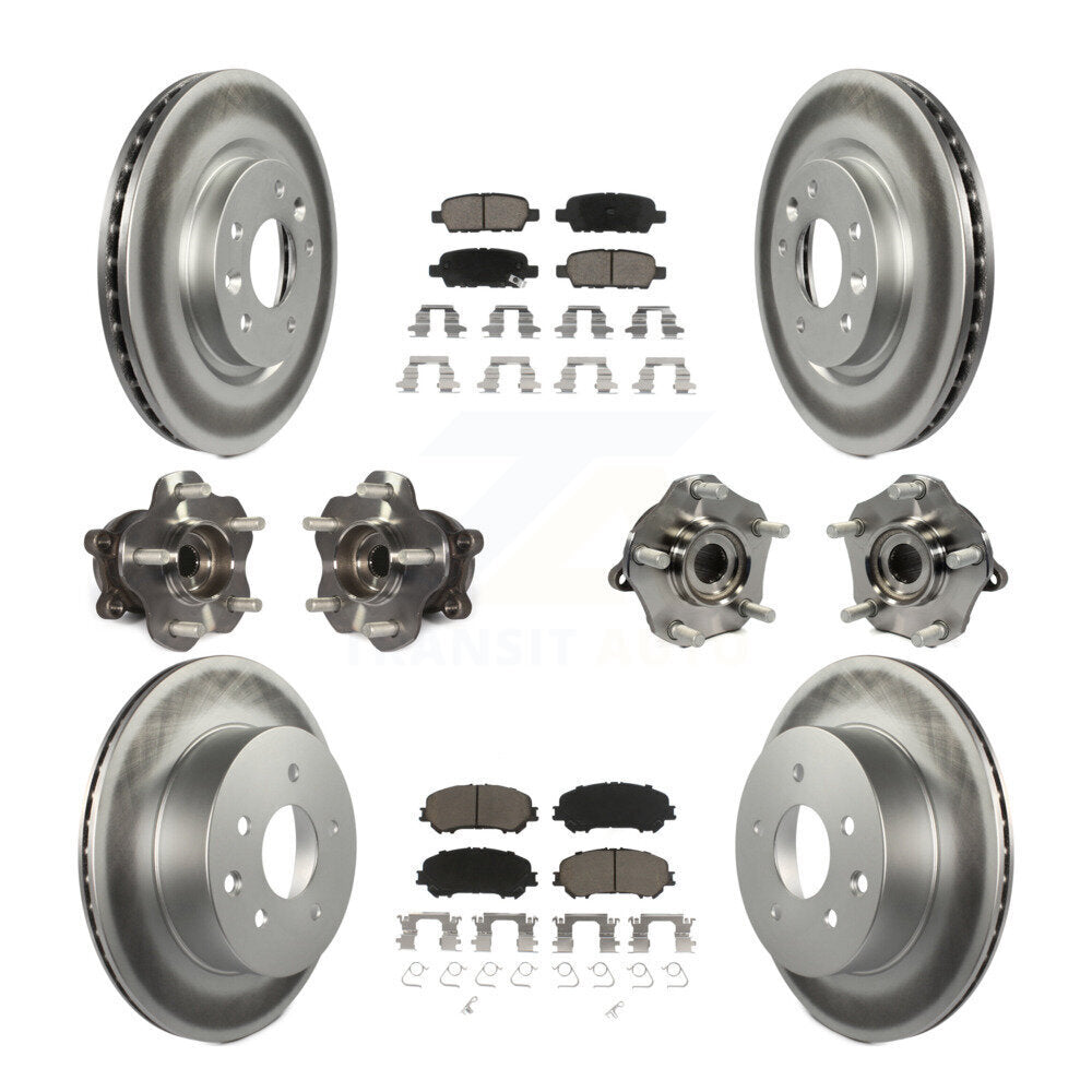 [Avant + Arrière] Kit d'ensemble roulement de roue et moyeu pour Nissan Rogue Sport Qashqai KBB-120781