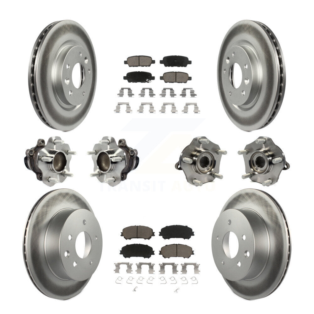 [Avant + Arrière] Kit d'ensemble roulement de roue et moyeu pour Nissan Rogue Sport Qashqai KBB-120782