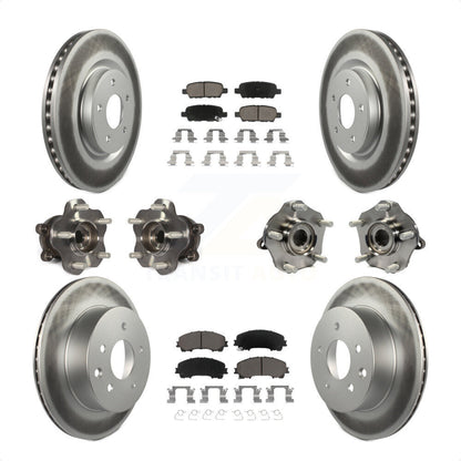 [Avant + Arrière] Kit d'ensemble roulement de roue et moyeu pour Nissan Rogue KBB-120783 par Transit Auto
