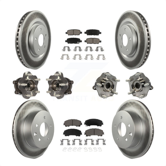 [Avant + Arrière] Kit d'ensemble roulement de roue et moyeu pour Nissan Rogue KBB-120783 par Transit Auto