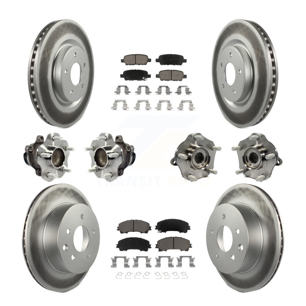[Avant + Arrière] Kit d'ensemble roulement de roue et moyeu pour Nissan Rogue KBB-120784