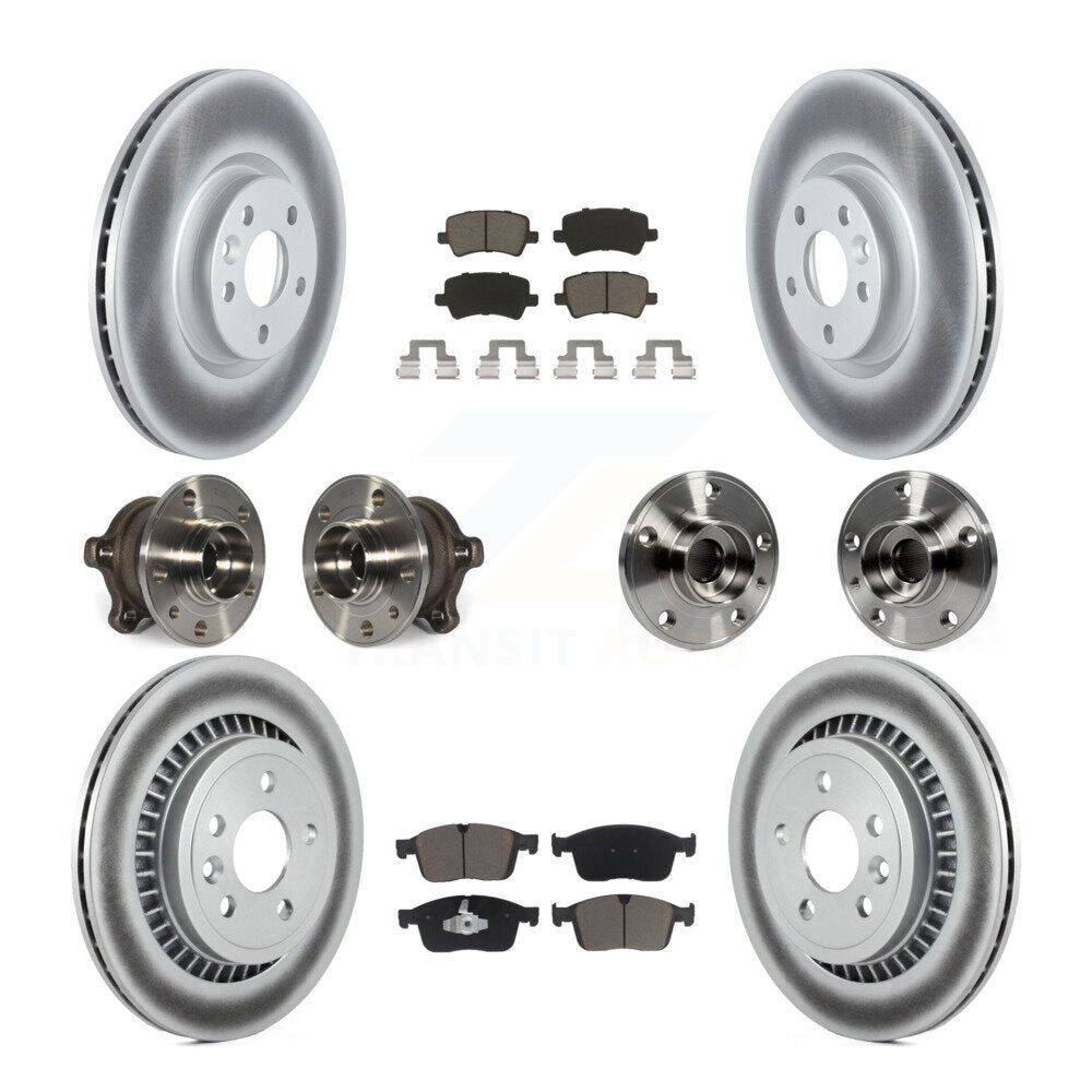 [Avant + Arrière] Kit d'ensemble roulement de roue et moyeu pour Volvo XC60 AWD KBB-120787
