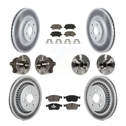 [Avant + Arrière] Kit d'ensemble roulement de roue et moyeu pour Volvo XC60 AWD KBB-120787
