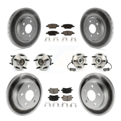 [Avant + Arrière] Kit d'ensemble roulement de roue et moyeu pour Chevrolet Cobalt Saturn Ion avec 5 Lug Wheels KBB-120791