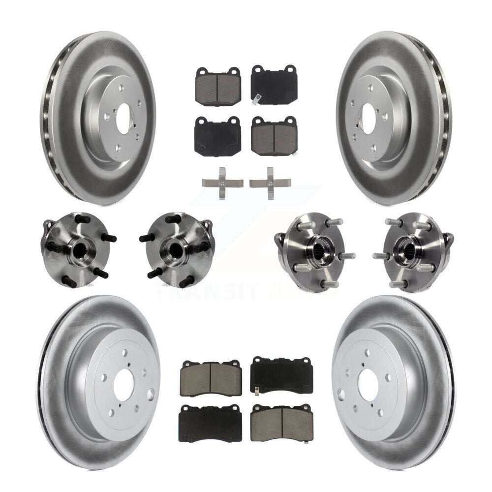 [Avant + Arrière] Kit d'ensemble roulement de roue et moyeu pour Subaru Impreza WRX STI KBB-120795