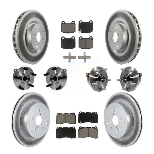 [Avant + Arrière] Kit d'ensemble roulement de roue et moyeu pour Subaru Impreza WRX STI KBB-120795