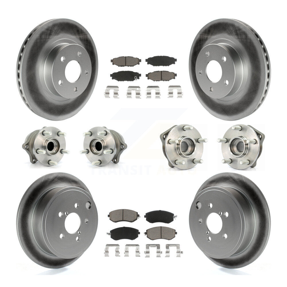 [Avant + Arrière] Kit d'ensemble roulement de roue et moyeu pour 2011 Subaru Impreza Outback Sport 2.5i Premium KBB-120797