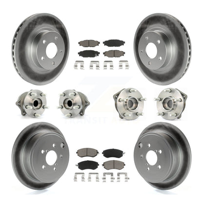 [Avant + Arrière] Kit d'ensemble roulement de roue et moyeu pour 2011 Subaru Impreza Outback Sport 2.5i Premium KBB-120797