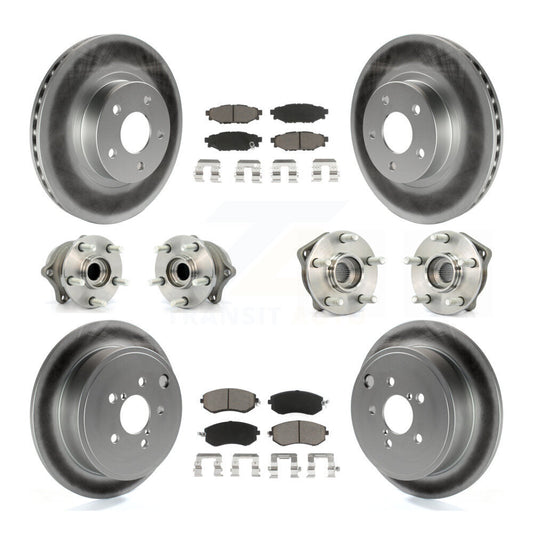 [Avant + Arrière] Kit d'ensemble roulement de roue et moyeu pour 2011 Subaru Impreza Outback Sport 2.5i Premium KBB-120797