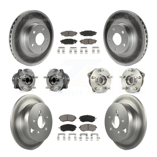 [Avant + Arrière] Kit d'ensemble roulement de roue et moyeu pour 2012-2013 Subaru Impreza Limited Base Premium KBB-120798
