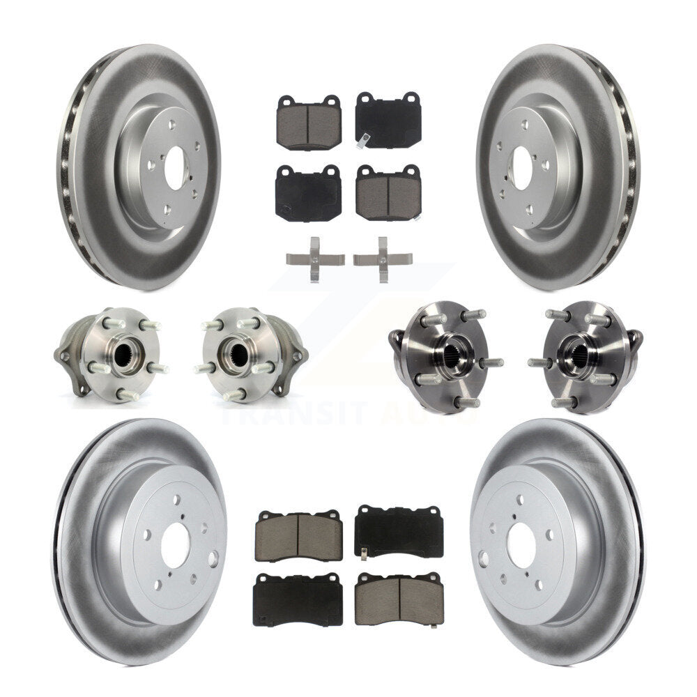 [Avant + Arrière] Kit d'ensemble roulement de roue et moyeu pour Subaru Impreza WRX STI KBB-120804
