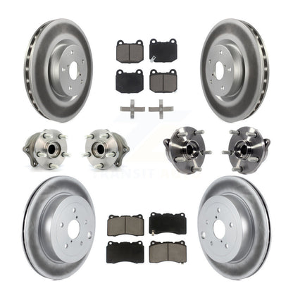 [Avant + Arrière] Kit d'ensemble roulement de roue et moyeu pour Subaru Impreza WRX STI KBB-120804
