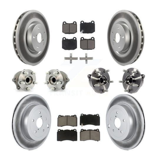 [Avant + Arrière] Kit d'ensemble roulement de roue et moyeu pour Subaru Impreza WRX STI KBB-120804